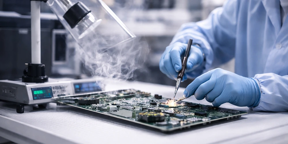 Explore the soldering fume extractor solution
